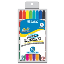 10 color Double Tip Washable Marker