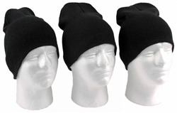 Wholesale Beanie Hats - Black
