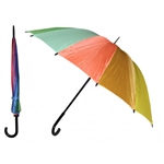 Wholesale 37 Inches Push Button Automatic Cane Rainbow Umbrella