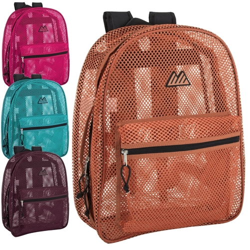 Lot of 24 Wholesale Bulk 18" School Backpacks Backpack Bag New 6 Colors 