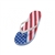 Wholesale Women's USA Flag Flip Flops  Case Pack 48